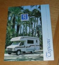 Peugeot Tropicana Motorhome Brochure 1992-1993 - Richard Holdsworth 