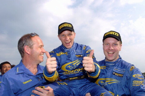 Rally winner petter solberg - winner,