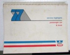 1977 Chrysler Dodge Plymouth Car & Truck Dealer Service Highlights Warlock RT