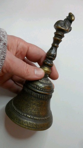 Early ritual bronze goat bell - ritual,