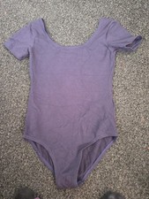 Girls Leotard Age 12 Navy Blue