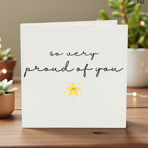 Very proud you - you, –