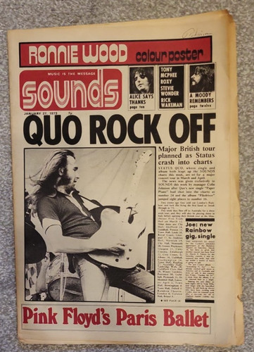 Sounds music newspaper status - sounds,