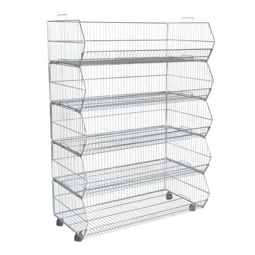 Tier stackable display zinc - stackable,