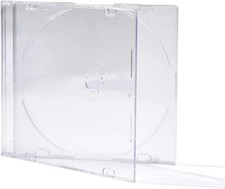 100 x Frosted Clear CD DVD