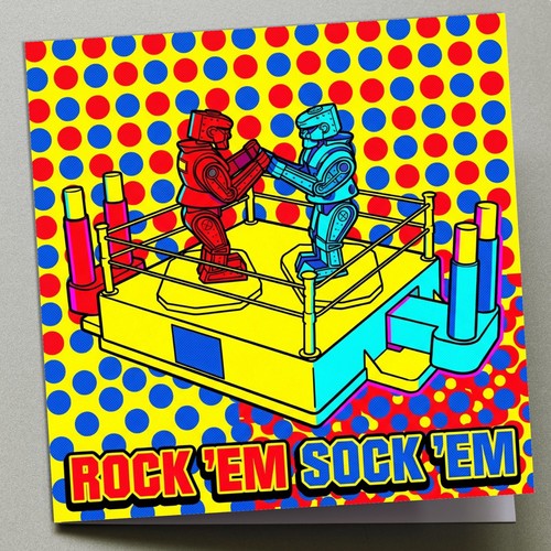 Birthday card rock em - card,