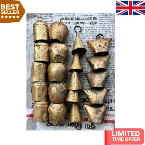 Antique finish cow bells - finish,