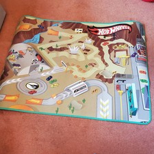 Hot Wheels Mattel Car Play Mat Foam Kids Toys Race Track 2012 Great Condition