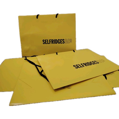 Selfridges yellow gift - yellow,