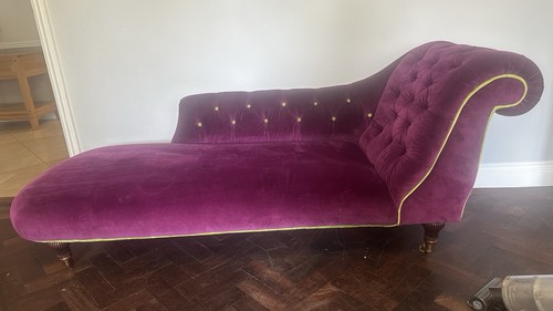 Chaise longue purple - chaise,