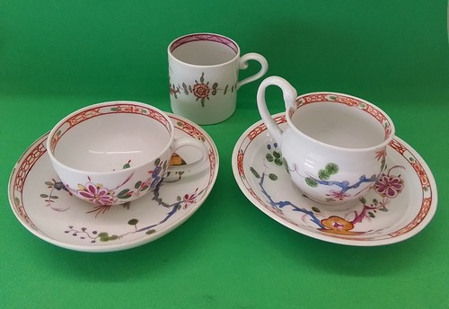 Porcelain meissen cups - porcelain,