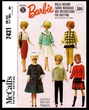 McCall's 7431 BARBIE Pattern