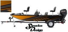 Boat Wrap Orange USA Modern