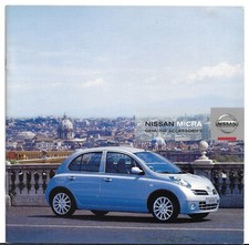 Nissan Micra Hatchback Accessories 2005-2007 UK Market Sales Brochure 3-dr 5-dr
