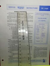 EXCELSIOR AUTOBYK WIPAC ORIGINAL leaflet covering the IGNITION GENERATOR IG 1090