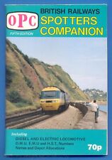 OPC.BRITISH RAILWAYS SPOTTERS COMPANION 1982.80 PAGE BOOK.10 x 15cms