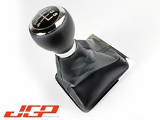 VW Passat B6 [2006-2010] 5 Speed Manual Gear Shift Knob Gaiter & Base in Black