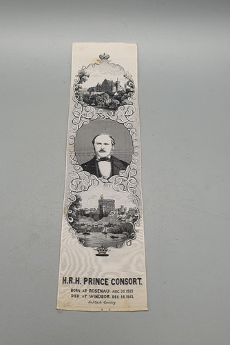 Antique woven silk - silk, bookmark
