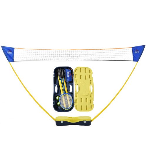 Portable badminton set with - badminton,
