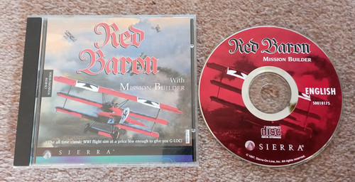 Red baron with mission - red,