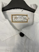 Ladies White Denim Style