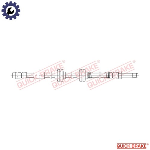 Brake hose 825 - 32.825, for