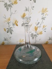 Coloured sherry glass decanter - sherry,
