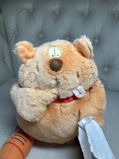 Vintage Collectable Andrew Brownsword Orange Hot Cat Soft Toy missing shades