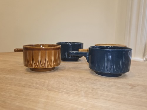 Vintage tams style blue brown - vintage,