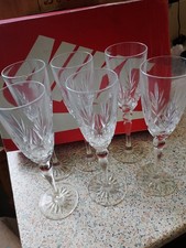6 X Crystal Champagne