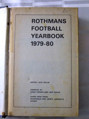 Rothmans football yearbook - rothmans,