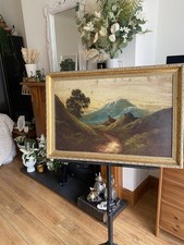 Gilt Framed Oil On Board