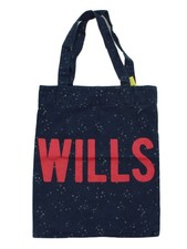 Jack Wills Women's Bag Blue Graphic 100% Cotton Tote