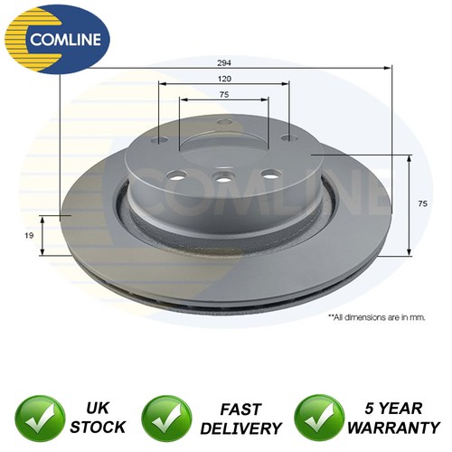 Brake disc rear - disc, comline