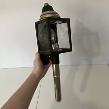 Antique Hackney Carriage Lantern Lamp for Repairs Needs TLC Wall Sconce Candle 