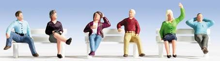 Noch seated people - noch, figure