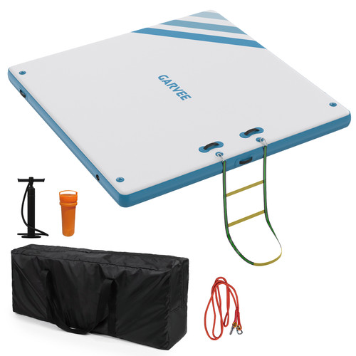 Inflatable floating dock - inflatable,