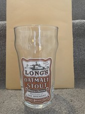Longs Oatmeal Stout Pint Glass