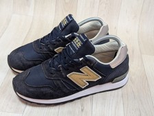New Balance 670 Made In England NB 670 - UK Size 6.5 - Vibram Sole - Vgc - Navy