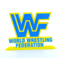 WWF WWE Wrestle mania logo sign 3D Printed Display Decorative , Collectable