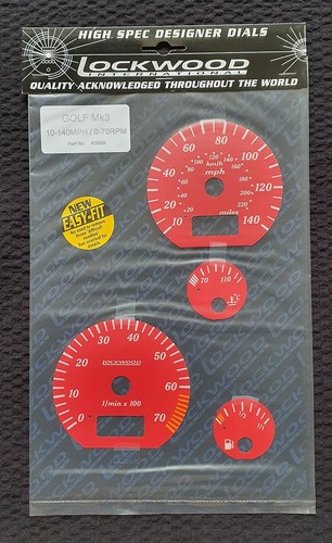 Lockwood golf mk3 red - vw,