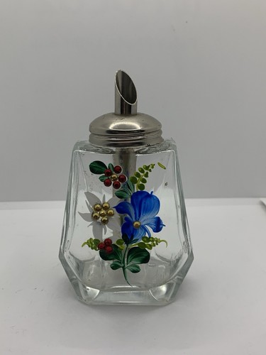 Vintage glass hand - hand, painted