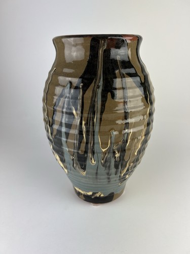 Vintage slip glazed - glazed, red