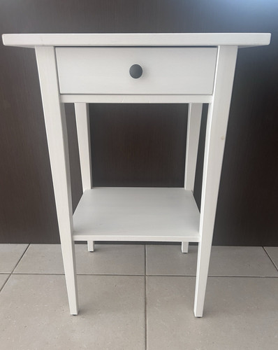 White ikea hemnes bedside - ikea,