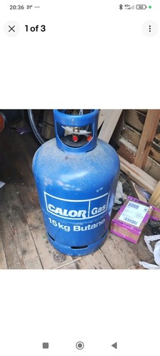 Empty 15kg calor gas - gas, butane