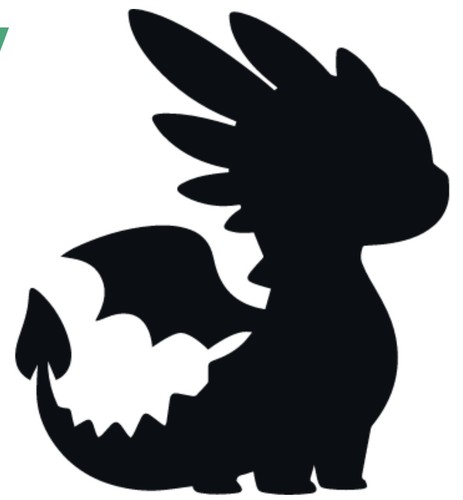 Dragon vinyl decal sticker - dragon,
