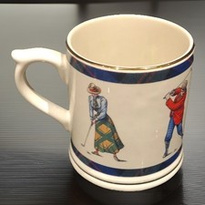 Vintage Golf Themed Large Mug