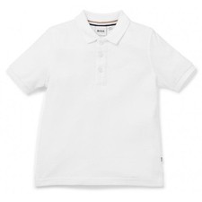 Hugo Boss Boy's White Polo
