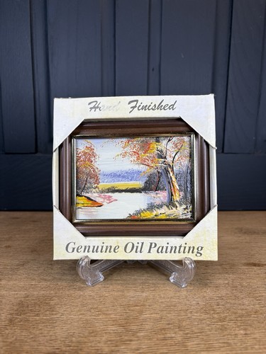 Original miniature oil - miniature,