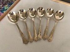 SET OF 6 SILVER PLATED DOUBLE